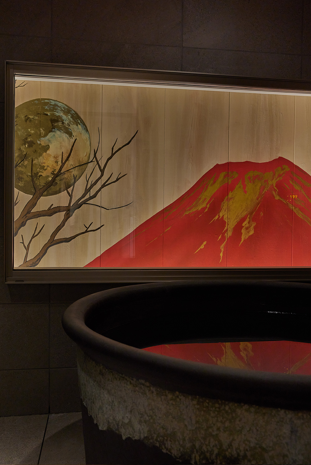 えにし天下茶屋 赤富士