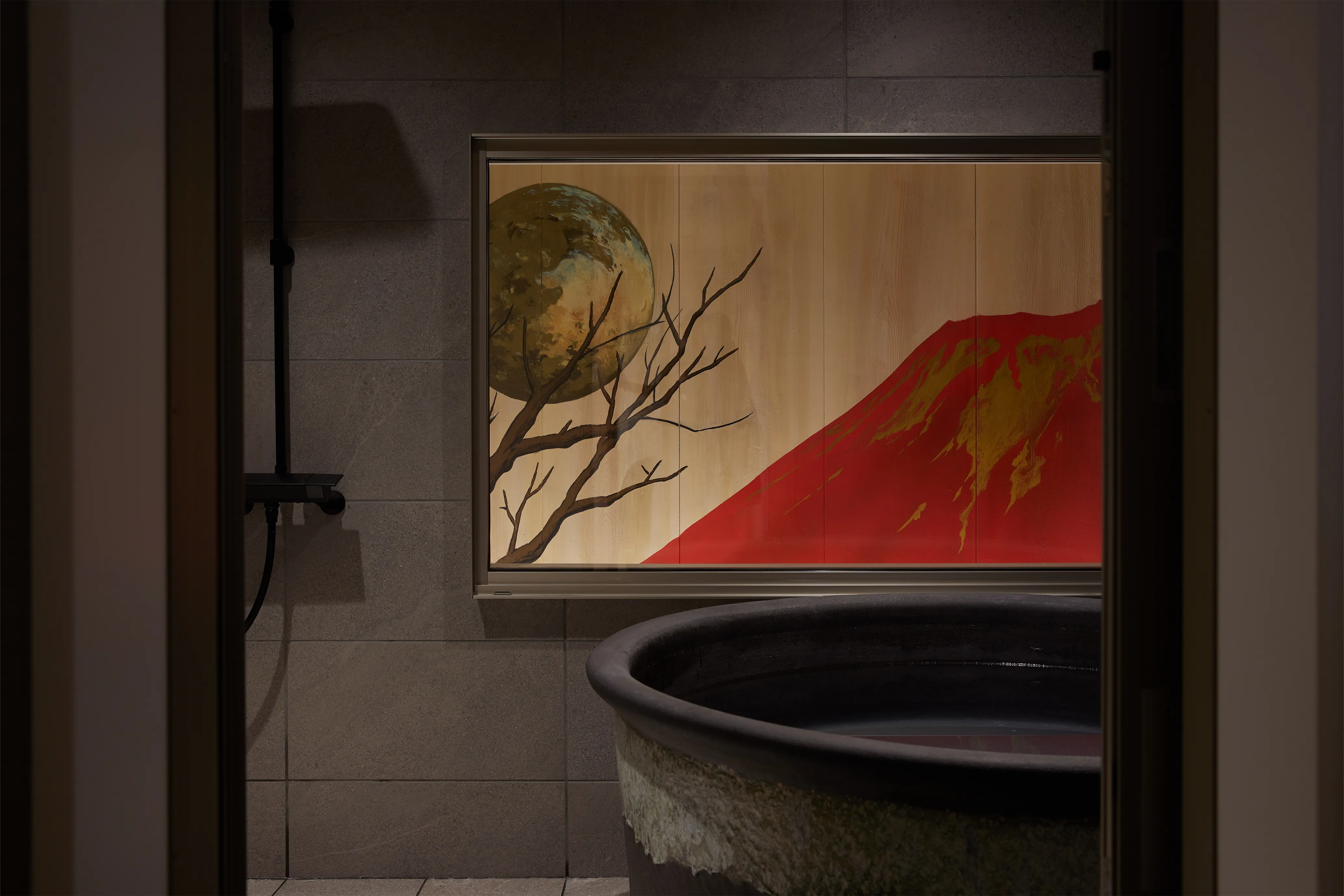 えにし天下茶屋 赤富士