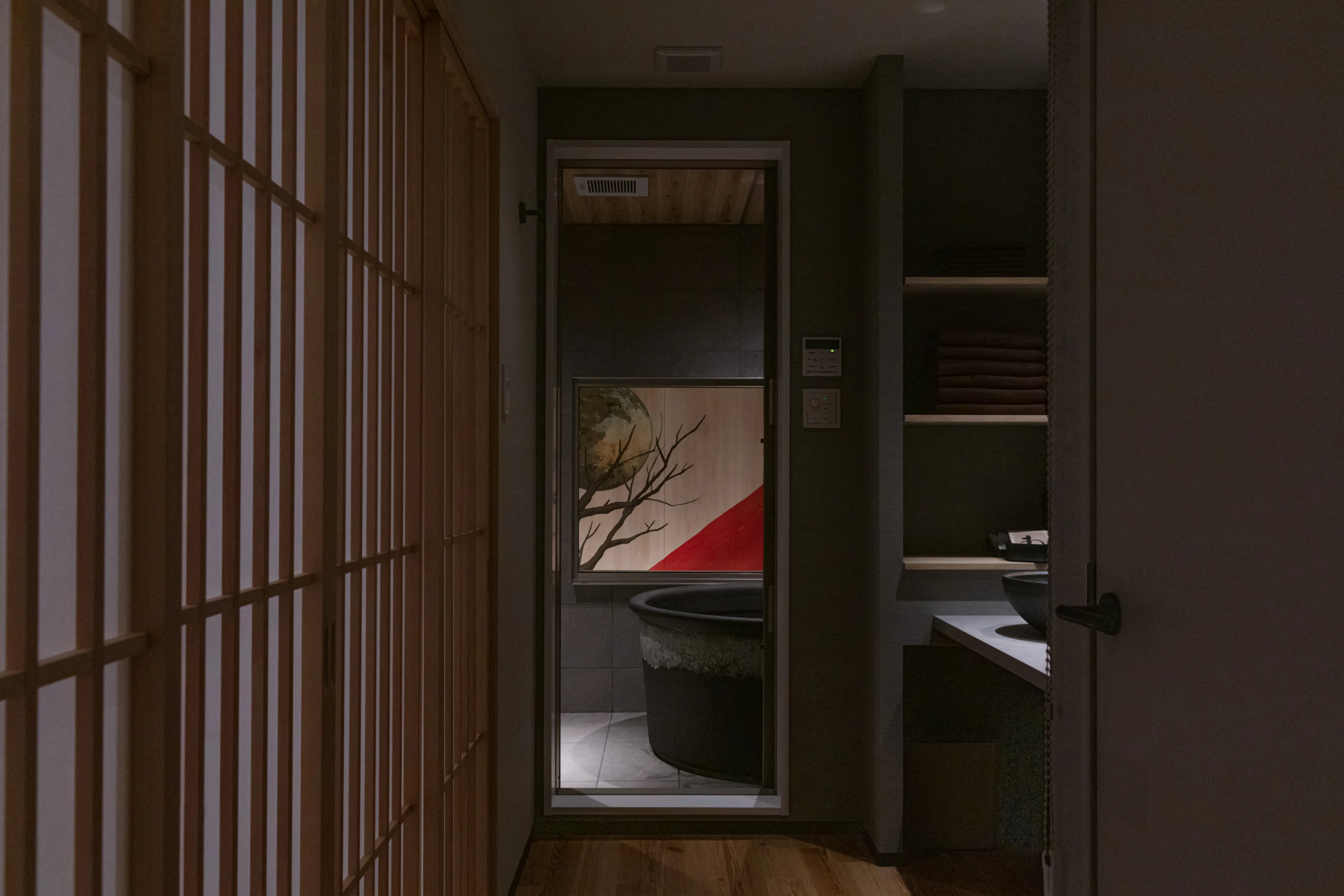 えにし天下茶屋 赤富士